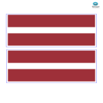 template preview imageLatvia Flag