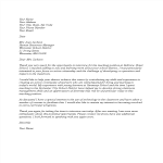 Teacher Interview Thank You Letter to HR Manager gratis en premium templates