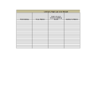 template topic preview image Sign-up Sheet excel worksheet