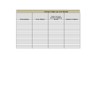 Sign-up Sheet excel worksheet gratis en premium templates