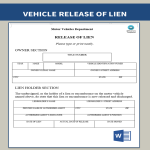 image Vehicle Lien Release Form