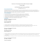 Business Development Executive CV template gratis en premium templates