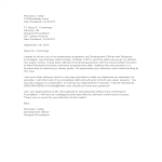 template topic preview image Appreciative Resignation Letter Development Officer