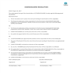 Shareholders resolution gratis en premium templates