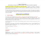 Tenancy Termination Notice Letter gratis en premium templates