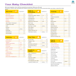 template topic preview image Printable New Baby Checklist