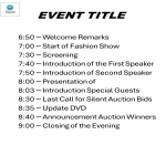 Event Agenda template gratis en premium templates