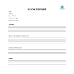 Book report sample gratis en premium templates