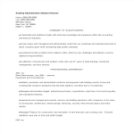 template topic preview image Banking Administrative Assistant Resume