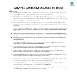 Easter Wishes To Boss gratis en premium templates