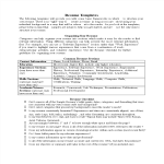 template topic preview image Simple Resume In Word Format