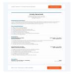 Email Marketing Campaign Resume gratis en premium templates