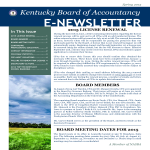 template topic preview image Board Of Accountancy Newsletter