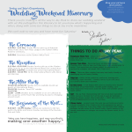 template topic preview image Wedding Weekend Itinerary
