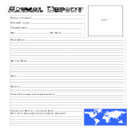 Blank Animal Report gratis en premium templates