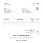 Vorschaubild der VorlageBlank Sales Invoice