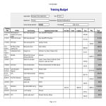 template topic preview image Annual Training Budget