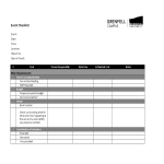 Event Checklist Excel gratis en premium templates