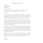 Job Application Letter of Intent gratis en premium templates