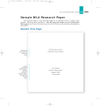 Simple MLA Research Paper gratis en premium templates