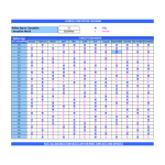Chinese Conception Calendar Excel gratis en premium templates