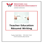 template topic preview image Teacher Education Resume