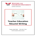 Teacher Education Resume gratis en premium templates