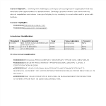 template topic preview image Fresher Resume Financial Analyst