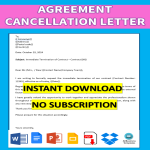 template topic preview image Agreement Cancellation Letter
