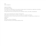 Rejection Application Letter gratis en premium templates