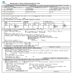 Business Travel Form Template gratis en premium templates