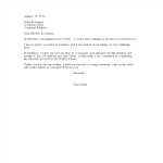 Basic Retail Resignation Letter gratis en premium templates