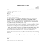 template topic preview image Internship Cover Letter