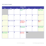 Printable Calendar example gratis en premium templates