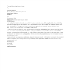 template preview imageMaternity Leave Letter sample