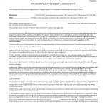 Property Divorce Settlement Agreement template gratis en premium templates