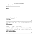 Nanny Employment Contract template gratis en premium templates
