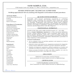 template topic preview image SENIOR OPHTHALMIC TECHNICIAN / SUPERVISOR RESUME