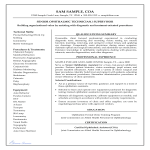 SENIOR OPHTHALMIC TECHNICIAN / SUPERVISOR RESUME gratis en premium templates