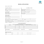 Tenant Application Form gratis en premium templates