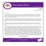 Preschool Newsletter gratis en premium templates