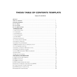 template preview imageResearch Table of Contents Template