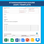 template topic preview image Standaardprocedure (SOP) Template