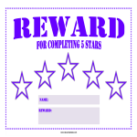 Reward Chart Template gratis en premium templates