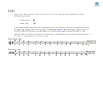 Vorschaubild der VorlagePiano Clef Notes Chart