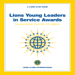 Young Leaders In Service Award gratis en premium templates