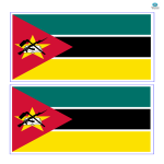 Mozambique Flag gratis en premium templates