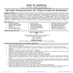 Resume for a Network Technician gratis en premium templates