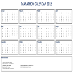 template preview imageMarathon Calendar Excel