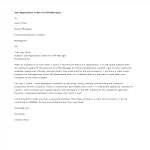 Job Application Letter For Hr Manager gratis en premium templates